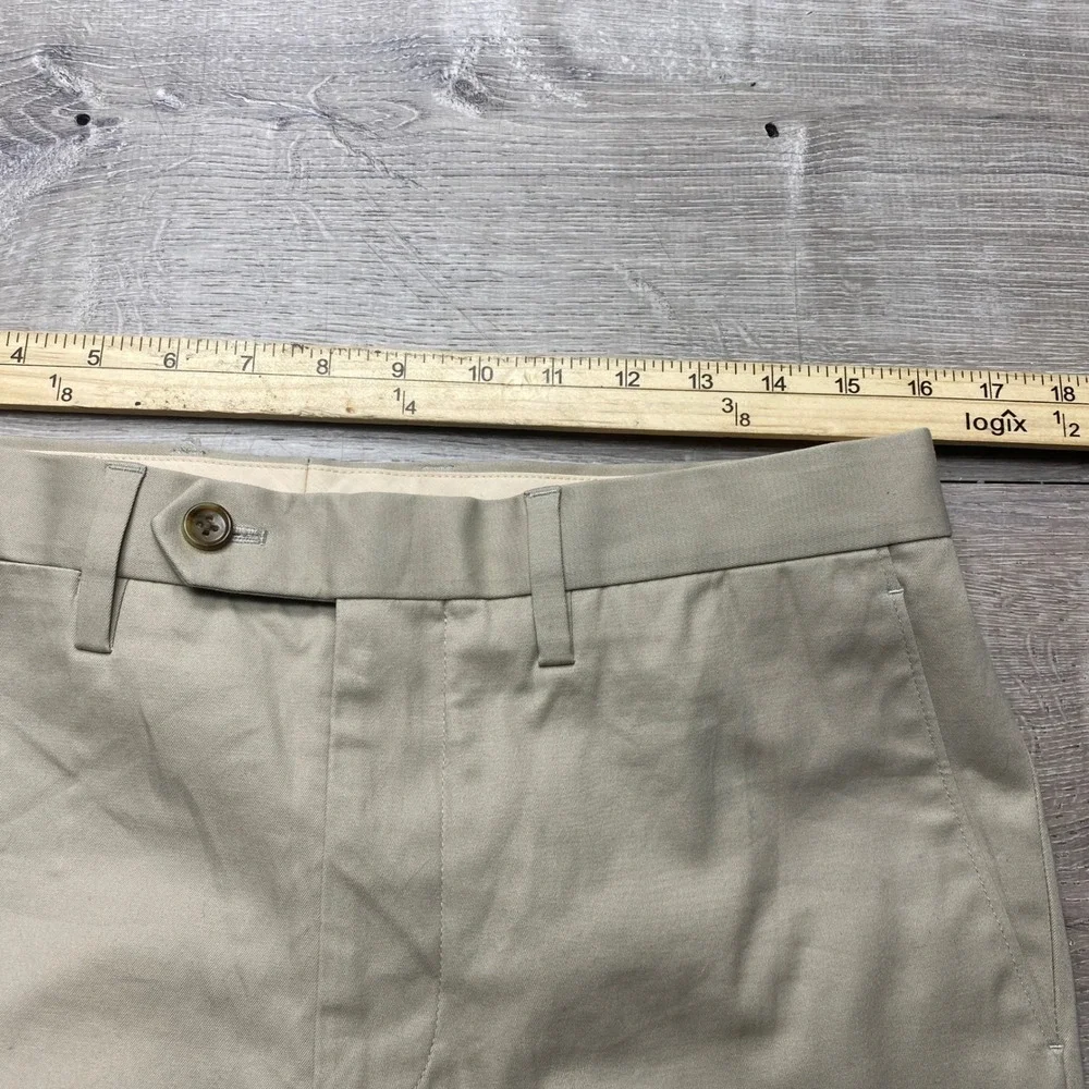 Peter Manning Pants Mens 31W 29L Tan Khaki Chino Cotton Twill Trousers‎
